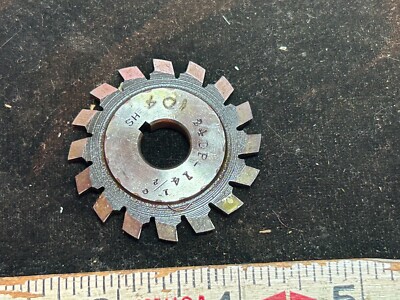 1 - Waltham Mach Co Gear  Cutter 24 DP    7/16 Bore  # BtM LT 4