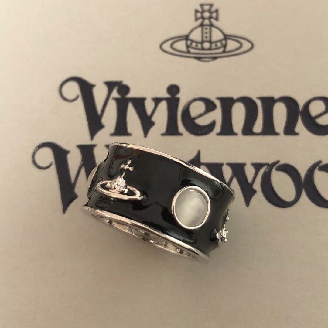Vivienne Westwood Ring Size S (US6.5-7) black From Japan