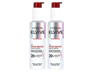 2X L'Oreal Elvive Bond Reparatur Leave-in Serum 150ML *NEU & UNBENUTZT*