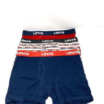 NP Levi's 3-Pack Multicolor Cotton Boxer Brief Men Comfort Underwear 37453 0586