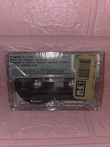 Vtg 1988 Eric Robertson Golden Piano Hits Cassette Tape Arthur, Fame Rare Sealed - Picture 5 of 7