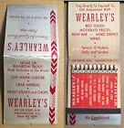Vintage Wearley'S Restaurant Full Giant Feature Matchbook - Washington, D.C.