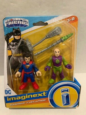 New Imaginext Fisher DC Super Friends Superman & Lex Luthor