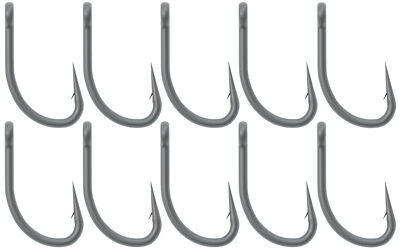 Ridge Monkey Ape-X Continental 2XX barbed- 10 Karpfenhaken zum Grundangeln