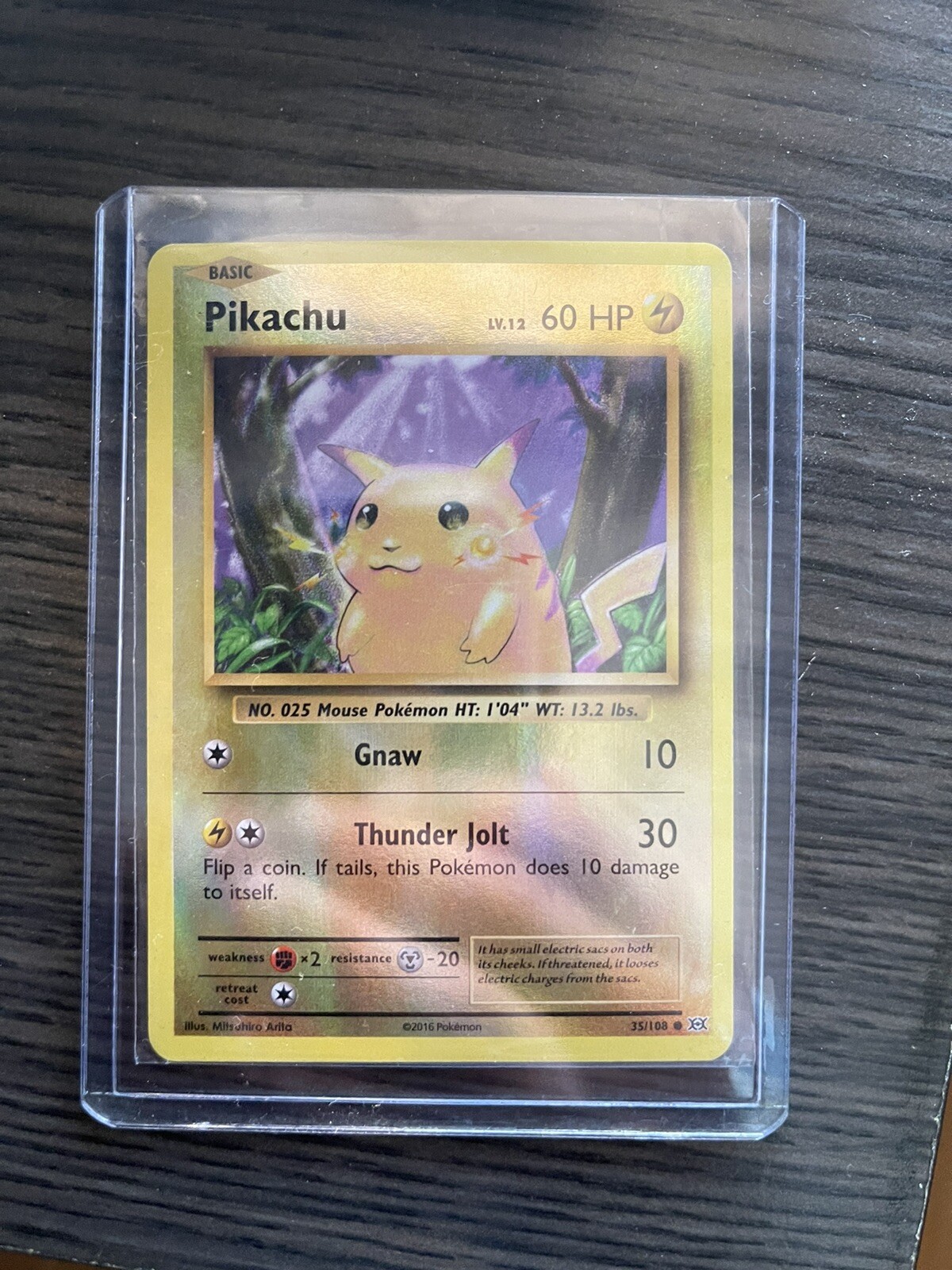 2016 pikachu 35/108 Card Near Mint Condition(Shiny)New | eBay