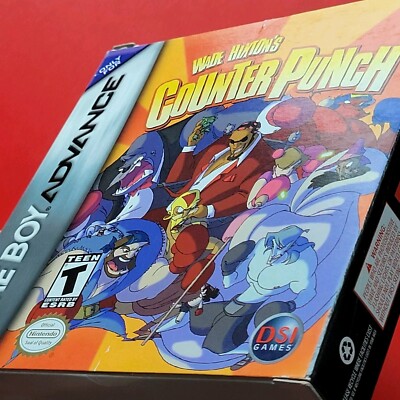 Wade Hixton's Counter Punch Game Boy Advance Nintendo GBA Box