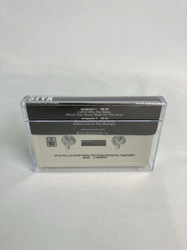 Cassette Tape Lot 7 STYX Paradise Cornerstone Illusion Crystal Eight Kilroy Edge - Picture 13 of 21