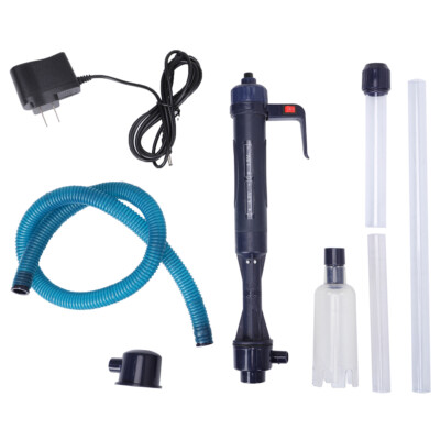 #ad Telescoping Fish Tank Water Changer Electric Sand Washer Pump Suction Pump Clean $24.42