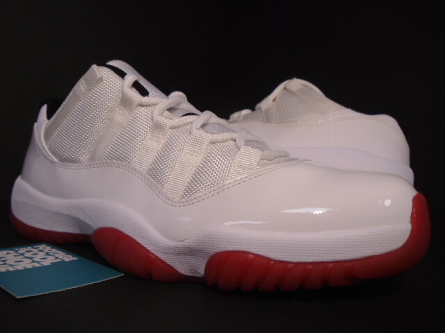 jordan retro 11 low red and black