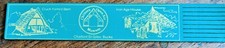 CHILTERN OPEN AIR MUSEUM ?? Buckinghamshire Vintage Leather Bookmark EX FRONTA41
