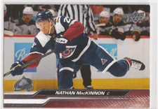 2023-24 Upper Deck Series 1 Silver Nathan MacKinnon #42 Colorado Avalanche