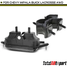 2pcs Auto trans Engine Motor & Transmission Mount for Chevrolet Impala Buick AWD