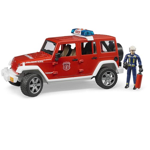 Bruder Jeep Rubicon Fire Rescue w/ Fireman