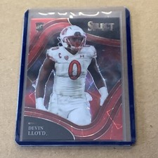 2022 Select Draft Picks Prizms Red Lazer #199 Devin Lloyd A-55