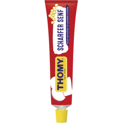 Thomy Senf Scharf extra würziger Klassiker in der Tube 200ml
