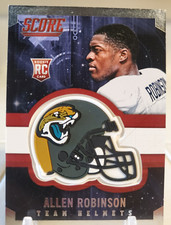 2014 Panini ALLEN ROBINSON Team Helmet Rookie RELIC Patch Card JAGUARS #16 RC SP