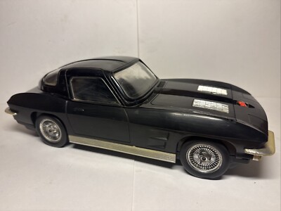 VTG 1963 Chevy Split Window Corvette VHS Tape Rewinder Black Stingray Room Decor