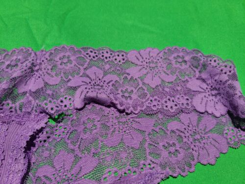Pink Victoria’s Secret Wink Lace-Trim Thong String Panty Glazed Violet LRG - Picture 8 of 10