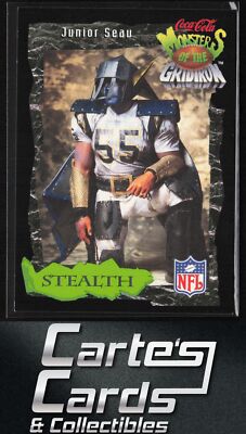 Junior Seau 1994 Coca-Cola Monsters of the Gridiron #26 Chargers Hall of Fame