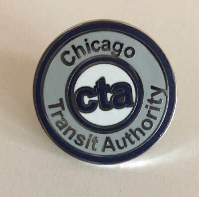 Railroad Hat-Lapel Pin/Tac - Chicago (CTA) #1744-NEW