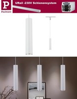 Paulmann Urail Einzelpendel Catalejo GU10 230V Chrom Matt/Weiß Ohne Leuchtmittel
