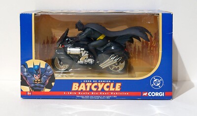 Corgi 1:16 Scale 2000 DC comics Classics Batman Black Batcycle