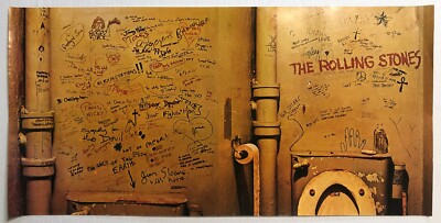 12x24 Rolling Stones Beggars Banquet Album Cover Poster Mick