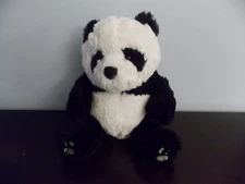 Kohls Cares 10" Plush Black and White Panda Bear Stuffed Animal Toy 2011 GUC