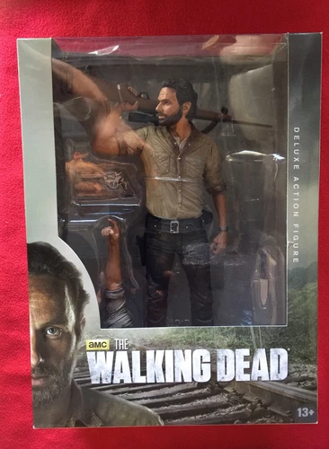 The Walking Dead 10" Deluxe Rick Grimes With Rifle McFarlane Action Figure