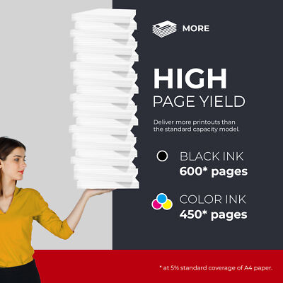 Canon Ink Cartridges PG-240XL & CL-241XL Black Color Ink Cartridges For Canon Pixma MG3620, MG3520 & More Canon 240xl 241xl Combo Pack - Foto 2