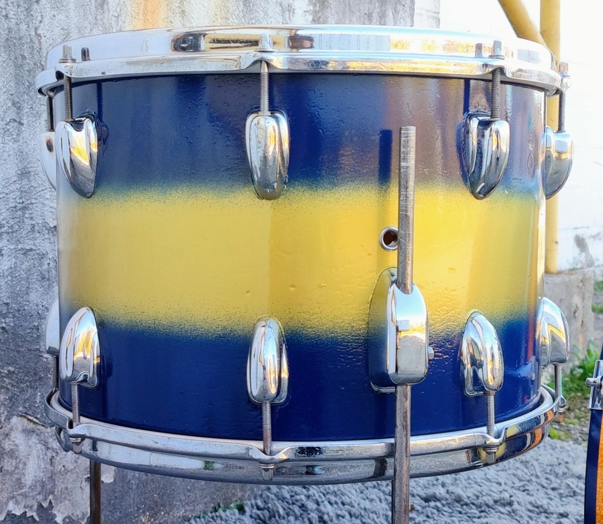 60's Slingerland Blue/Gold Duco 2PC Drum Set | eBay