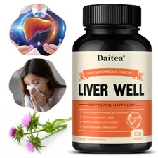 Liver Well Liver Cleanse, Metabolic Support - Milk Thistle Supplement