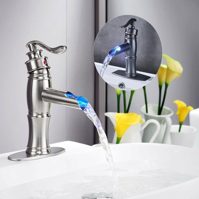 Bwe Single Handle Bathroom Basin Sink Faucet Oil Rubbed Bronze
