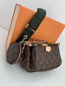 LOUIS VUITTON Multi Pochette M44813 MONOGRAM 100% auth. NEW IN BOX Khaki