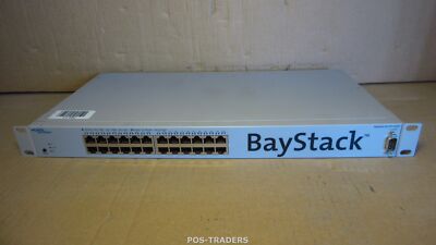 Nortel BayStack 325-24T Network LAN Switch 24-Ports 10/100 AL2012A45 + RACK EARS