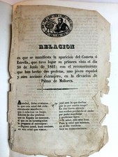 Timbre De Cordon, Astronomie, Emergence Un Cerf-Volant, Edition Valladolid, 1861
