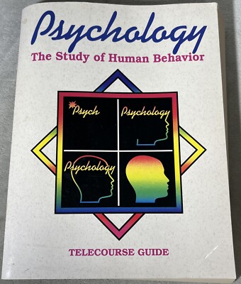 Psychology Study Of Human Behavior Michael S Werthman Paperback Book 1990