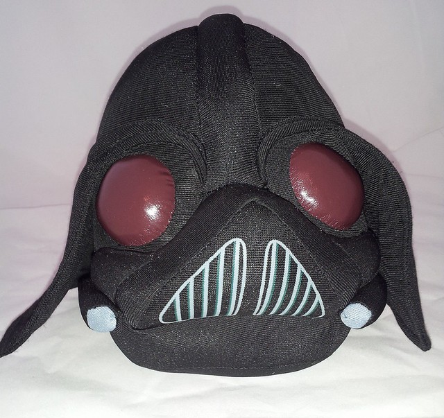 Darth Vader Star Wars Angry Bird Plush Stuffed Toy Black Head Brown Vinyl Eyes | eBay