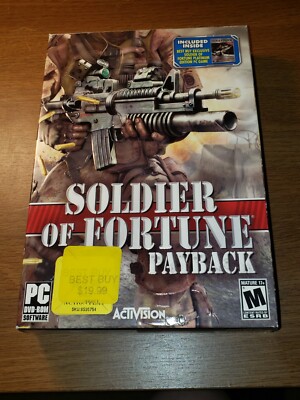 Soldier of Fortune Payback - Platinum Edition Included | eBay
