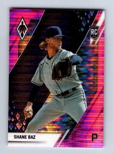 2022 Panini Chronicles Shane Baz Phoenix Pink Pulsar RC Tampa Bay Rays QTY