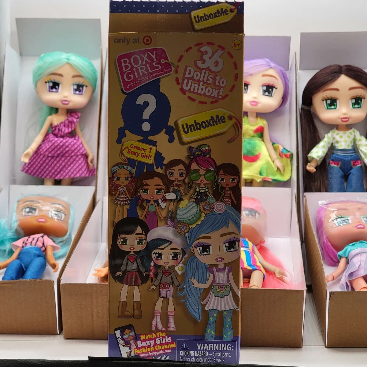 New BOXY GIRLS - Unbox Me Dolls / 36 Dolls To Collect - Lot of 8