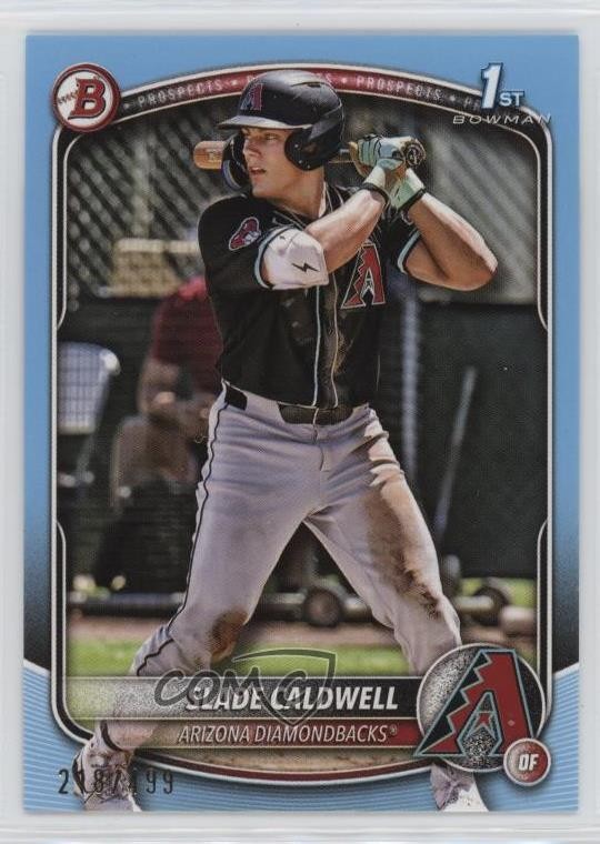 2025 Bowman Prospects Sky Blue 218/499 Slade Caldwell #BP-21 15sd