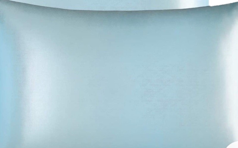 Light Blue Satin Pillowcase King  Size