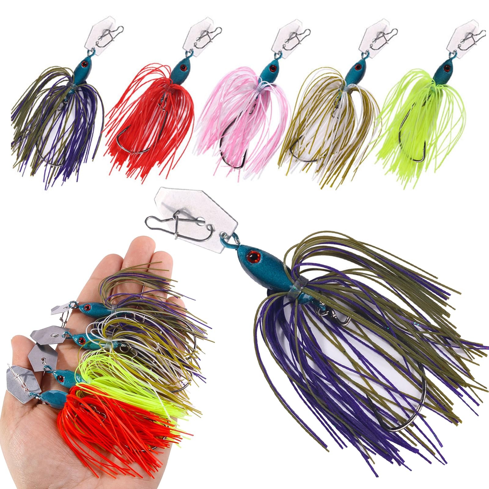 Chatterbait brochet anti-décrochement pour capturer les carnassiers méfiants