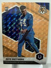 2021 Panini Mosaic Prizm Dayo Odeyingbo #357 Rookie Indianapolis Colts /25