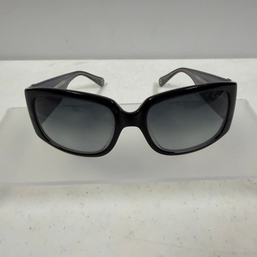 Coach Sunglass FRAMES ONLY Black Floral Embellishment Eyewear Fashion