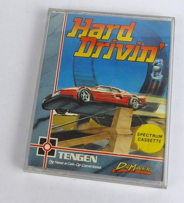 Sinclair ZX Spectrum Spiel -- HARD DRIVIN' (Domark/Tengen) -- Tape