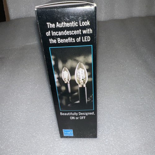 EcoSmart 60W EQ B11 dimmbare LED Edison Leuchtmittel E12 Soft White (3er Pack) - Bild 3 von 5