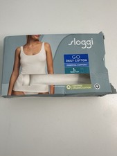 Sloggi Ladies Go Daily Essential Comfort White Tank Top Size L