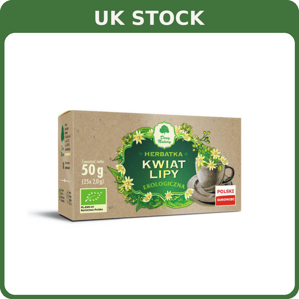Organic Linden Flower Herbal Tea 25 x 2g (50g) | Dary Natury